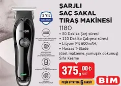 REXON ŞARJLI SAÇ SAKAL TIRAŞ MAKİNESİ 1180